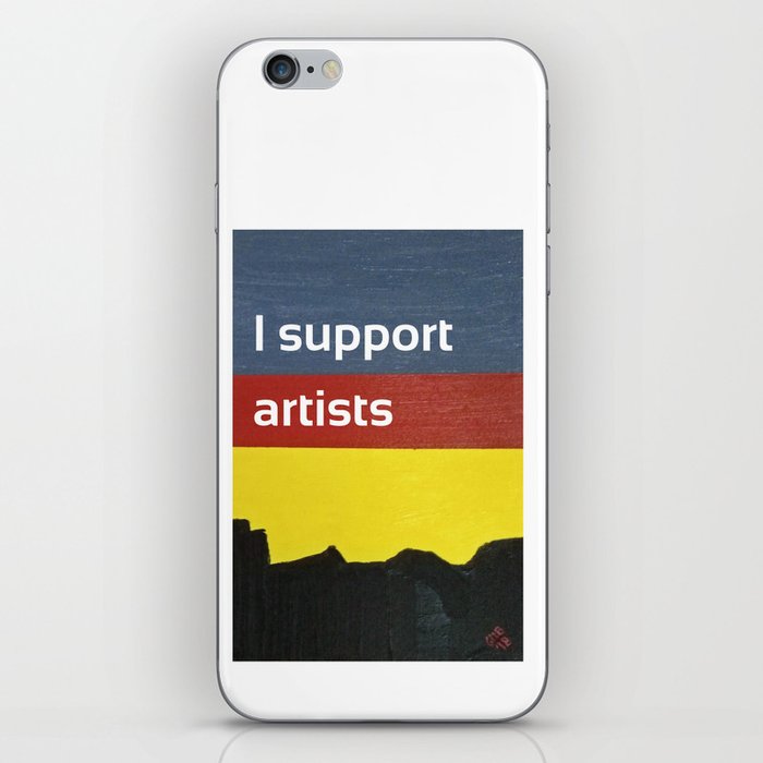 I Support Artists Mug and Can Cooler iPhone Skin