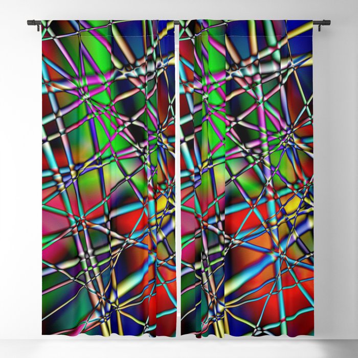 Colorful Abstract Blackout Curtain