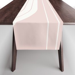 Two Tone Line Curvature LXIX Table Runner