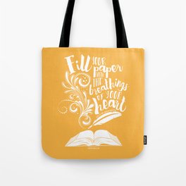 The Breathings of Your Heart Tote Bag