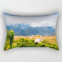 Autumn mountain scenery Rectangular Pillow