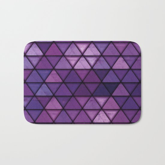 Abstract Geometric Background #14 Bath Mat