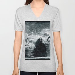 The damned souls of the River Styx V Neck T Shirt
