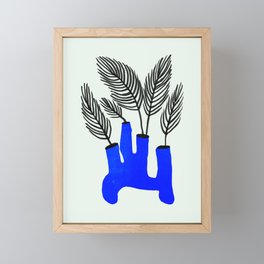 The Blue Vase Framed Mini Art Print