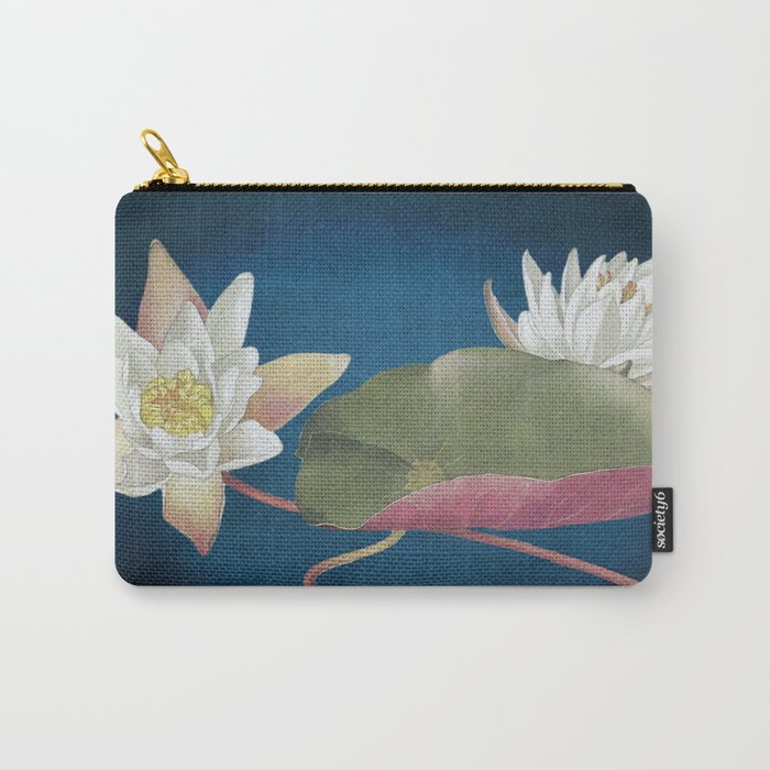 American Waterlilly Carry-All Pouch