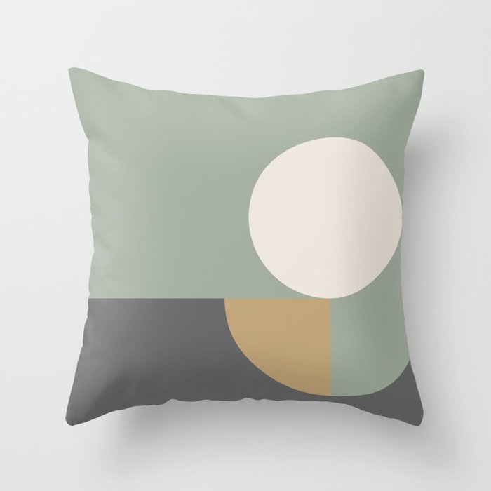 Geometrica 1 stylish abstract geometric art  Throw Pillow