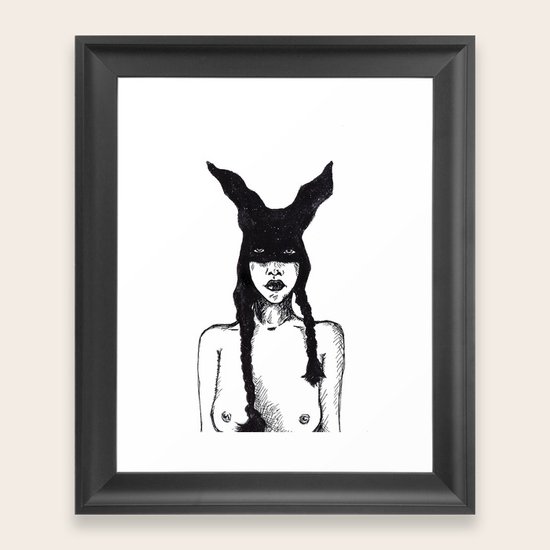 Girl 3 Framed Art Print