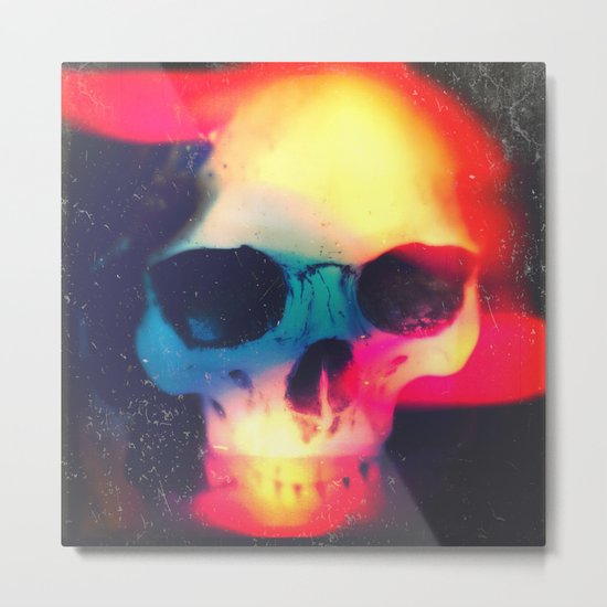 calaca Metal Print