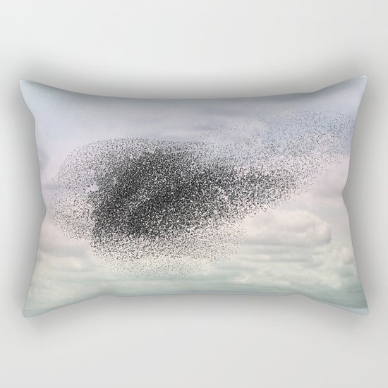 Swooping and looping Rectangular Pillow