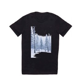 Snow 2.0 T Shirt | Digital, Photo, Fog, Color, Mountains, Snow, Forest, Karkonosze, Poland, Tree 