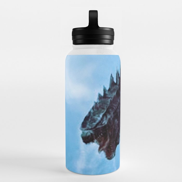 Godzilla Water Bottle by Jeff Illustrator