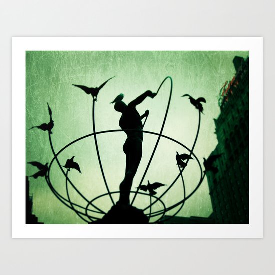 toronto, canada - bird statue Art Print