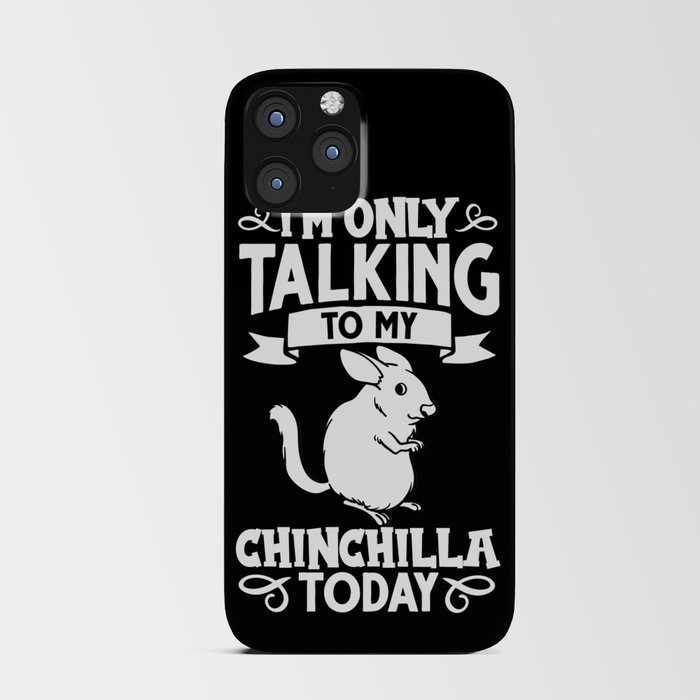 Chinchilla Animal Cute Funny Cage Bath iPhone Card Case