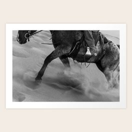 Sand and Spurs Art Print