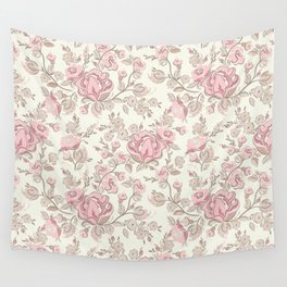 pink flowers Wall Tapestry