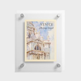 Vintage Watercolor Venice The Salute by John Singer Sargent Floating Acrylic Print