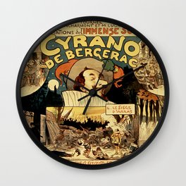 Cyrano de Bergerac 1890 Wall Clock