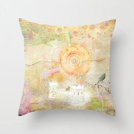Dreaming of Klee Throw Pillow