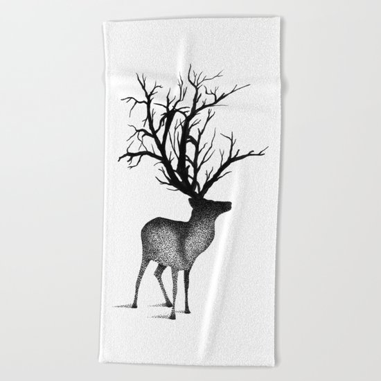 INTO THE WOODS Beach Towel