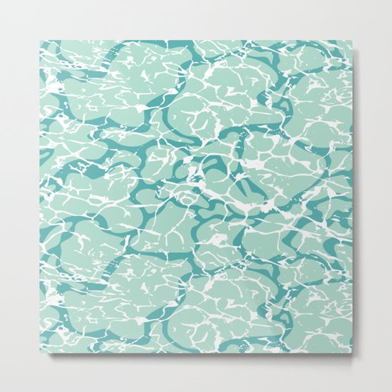 Water Camo Metal Print