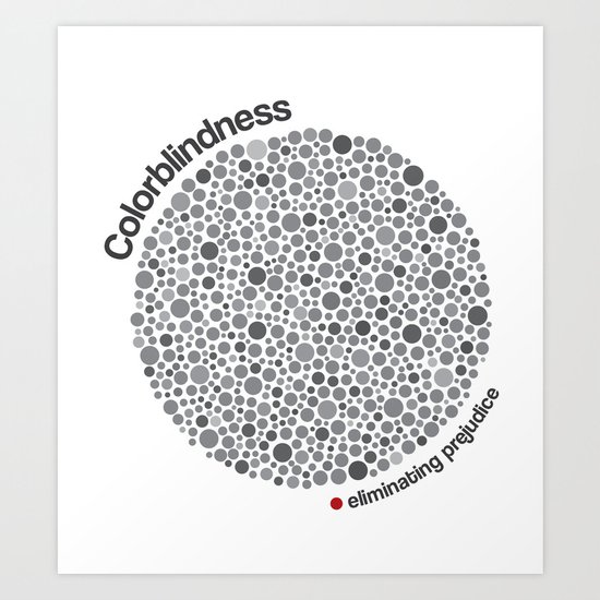 Colorblind Art Print