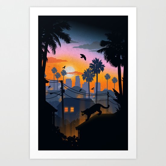 Suburban Jungle Art Print