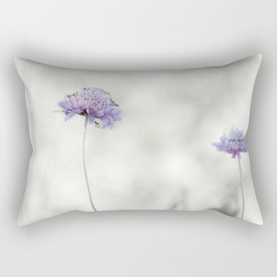 Tiny big world Rectangular Pillow