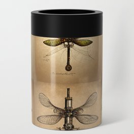 Steampunk Mechanical Dragonflies Can Cooler