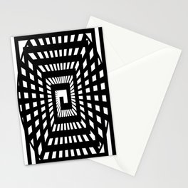 Spiraled in Square Stationery Card