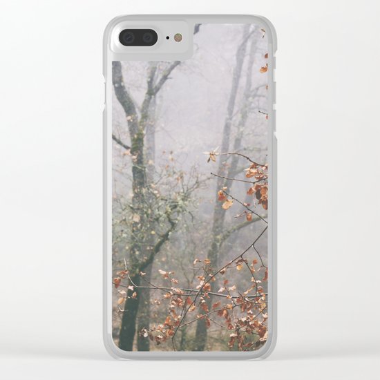 "Into the woods VII". Wandering into the fog Clear iPhone Case