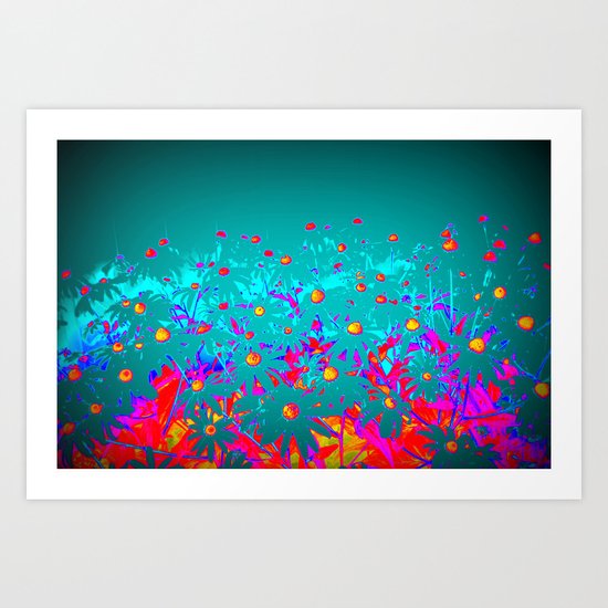Faerie Garden Vignette | Flower | Flowers | Art Print