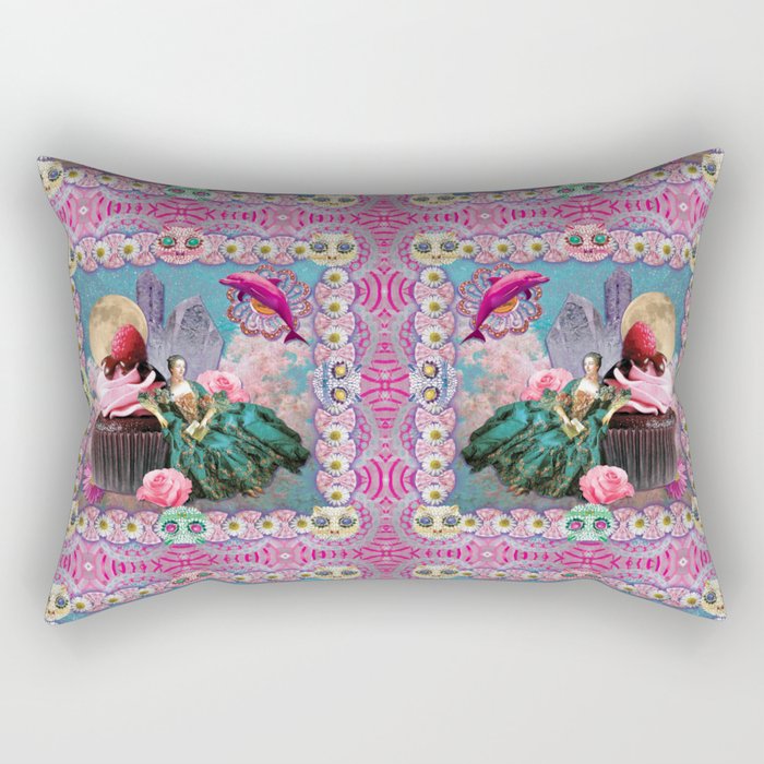 magical crystal dreamland  Rectangular Pillow