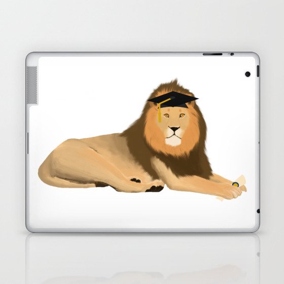 Lion Graduation Laptop & iPad Skin
