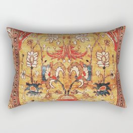 Late 19th Century Fine Tabriz Rug Print Rectangular Pillow