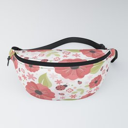 Red Spring Fanny Pack