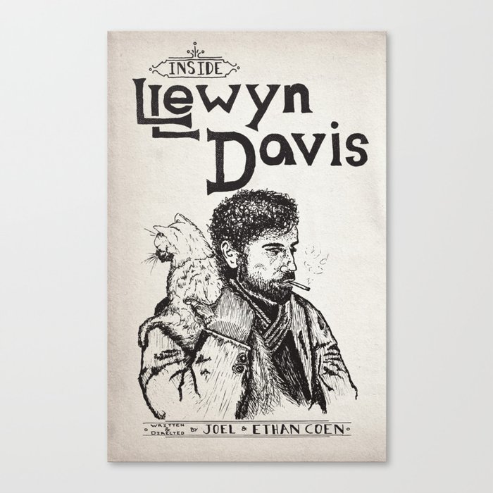 Inside Llewyn Davis - Sketchy Canvas Print