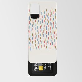 Abstract Rainbow Sprinkles Android Card Case