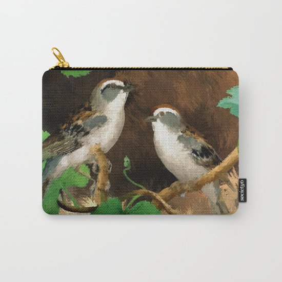 Painting of a Bird Carry-All Pouch