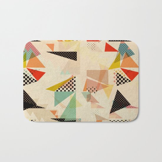 between shapes Bath Mat