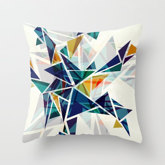 Cracked I Throw Pillow