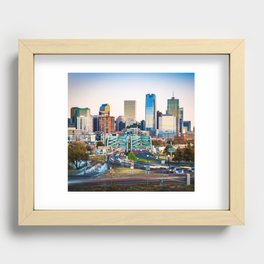 Bridge to Denver Recessed Framed Print