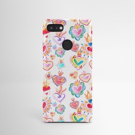 Sacred Hearts Watercolor Android Case