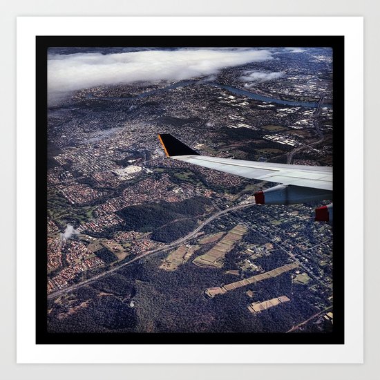 Brisbane Art Print