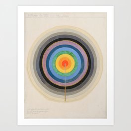 Hilma af Klint "Series VIII. Picture of the Starting Point (1920)" Art Print