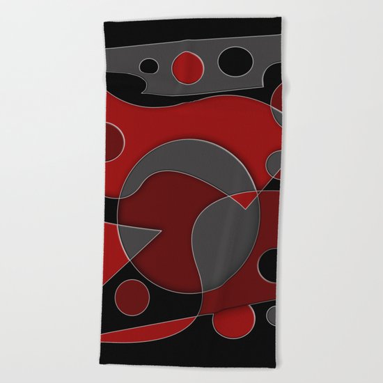 Abstract #319 Beach Towel
