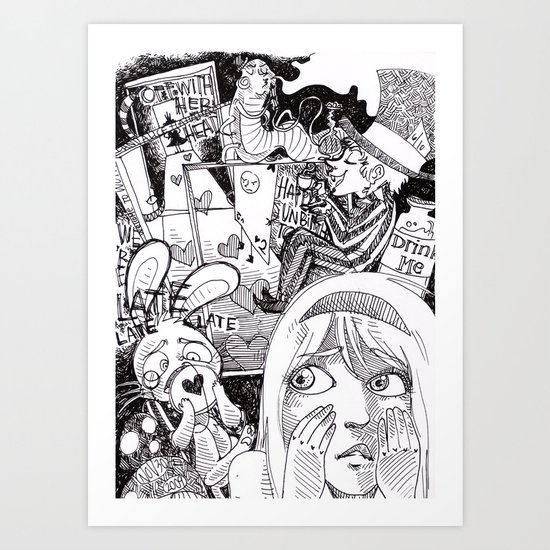 Little Alice Art Print