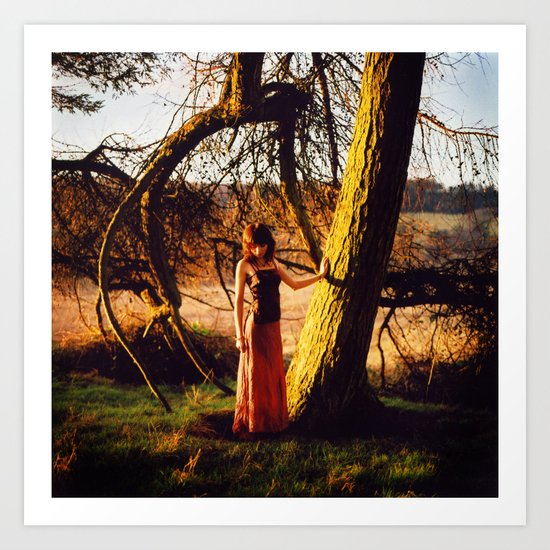 Lady of the Wood Art Print