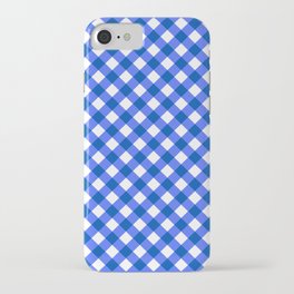 Classic Outdoor Party Picnic Blue iPhone Case