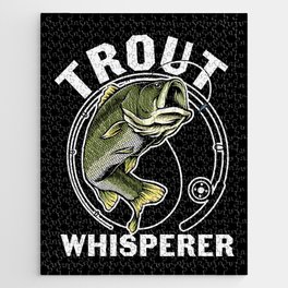 Trout Whisperer Funny Fishing Jigsaw Puzzle