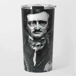 Edgar Allan Poe Portrait Travel Mug